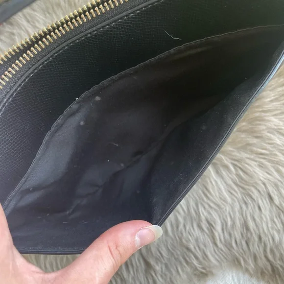 Preworn Coach Black F52881 Crossgrain Leather East West Pop Crossbody - Picture 7 of 9